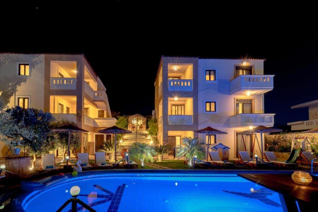 Villa Gereoudis Seaview Apartments-Pool & Bar Kolimvarion Exteriör bild